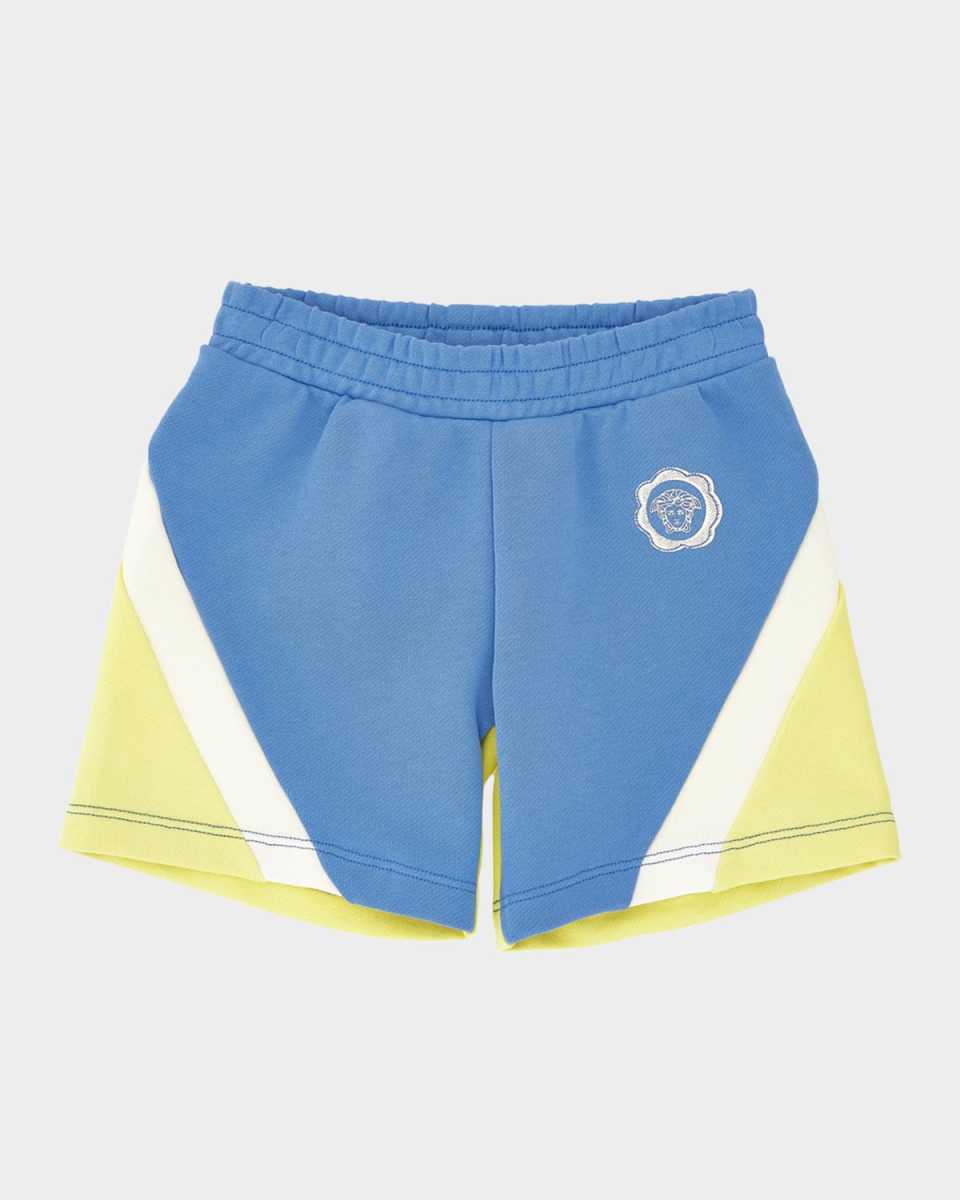 Boy's Medusa Stamp Fleece Shorts, Size 2-5